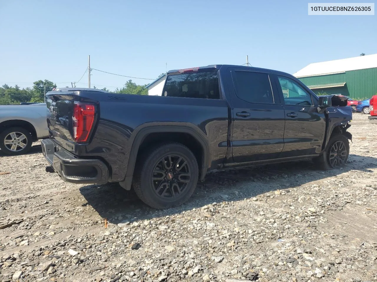 2022 GMC Sierra K1500 Elevation VIN: 1GTUUCED8NZ626305 Lot: 65205214