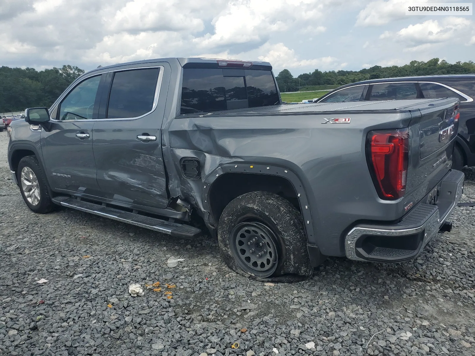 2022 GMC Sierra Limited K1500 Slt VIN: 3GTU9DED4NG118565 Lot: 65310964