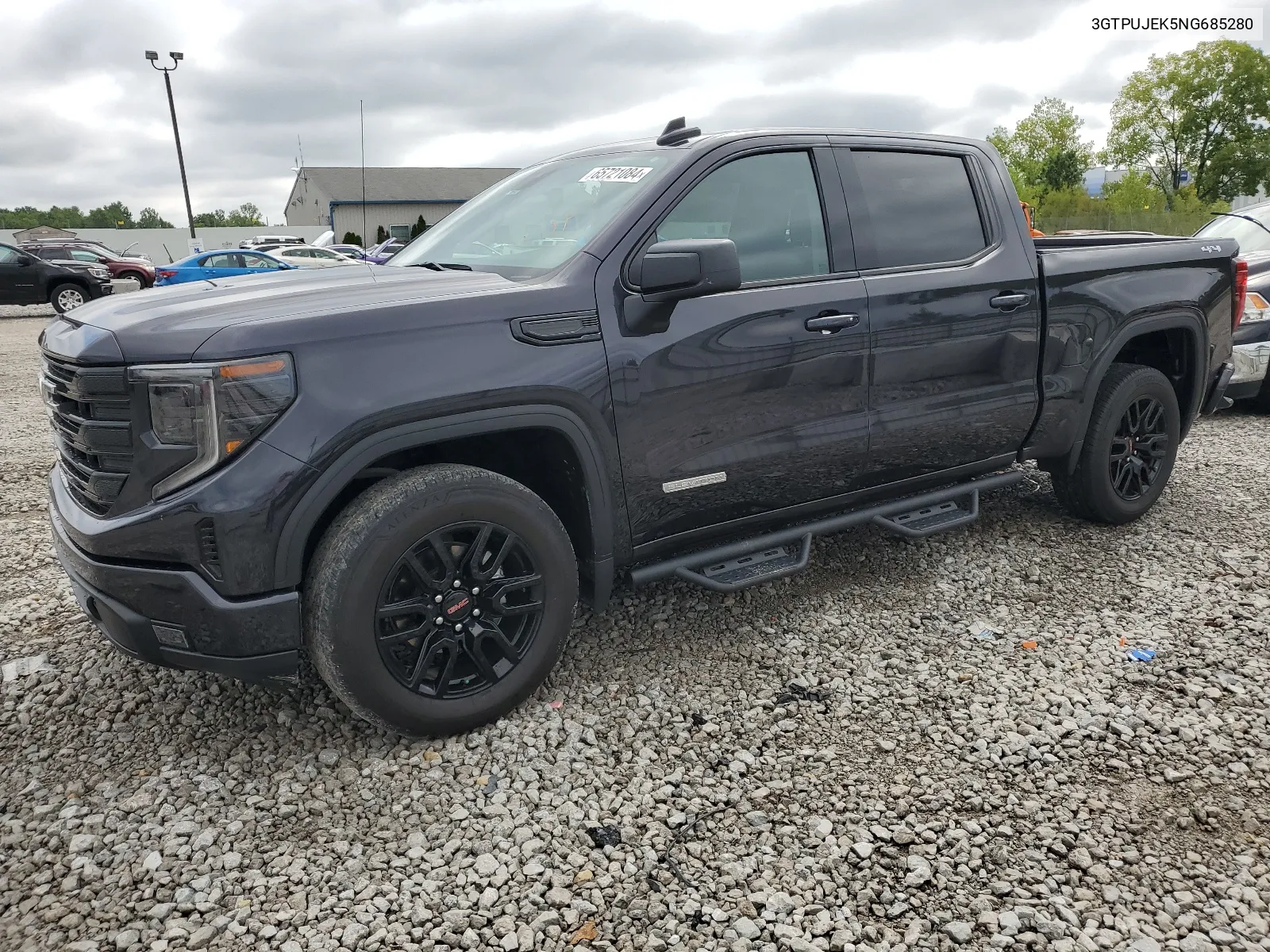 2022 GMC Sierra K1500 Elevation-L VIN: 3GTPUJEK5NG685280 Lot: 65721084