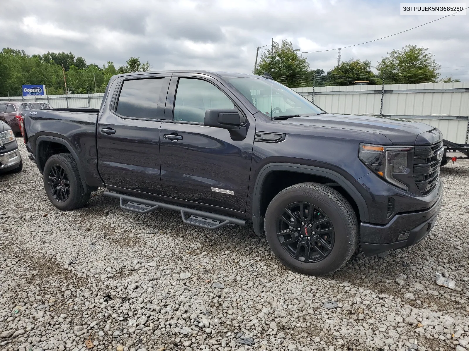 2022 GMC Sierra K1500 Elevation-L VIN: 3GTPUJEK5NG685280 Lot: 65721084