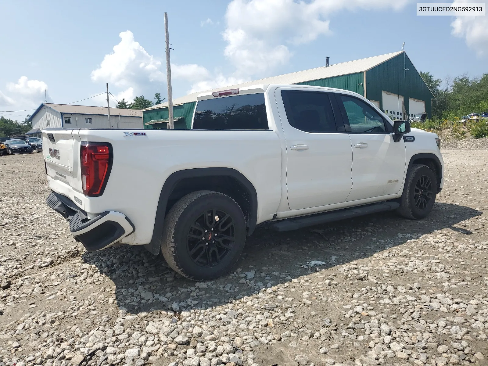 2022 GMC Sierra K1500 Elevation VIN: 3GTUUCED2NG592913 Lot: 65775754