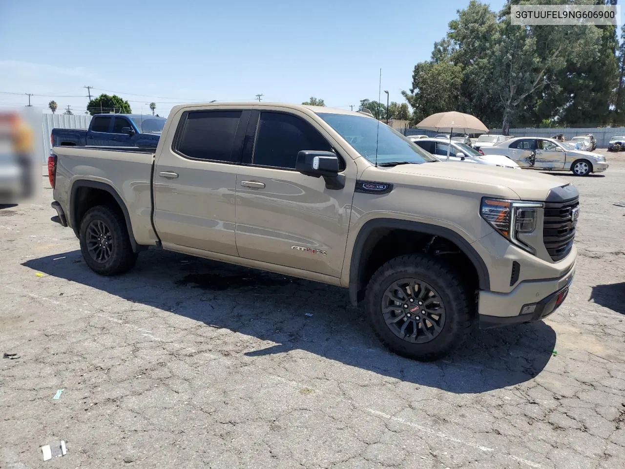 2022 GMC Sierra K1500 At4X VIN: 3GTUUFEL9NG606900 Lot: 66162054