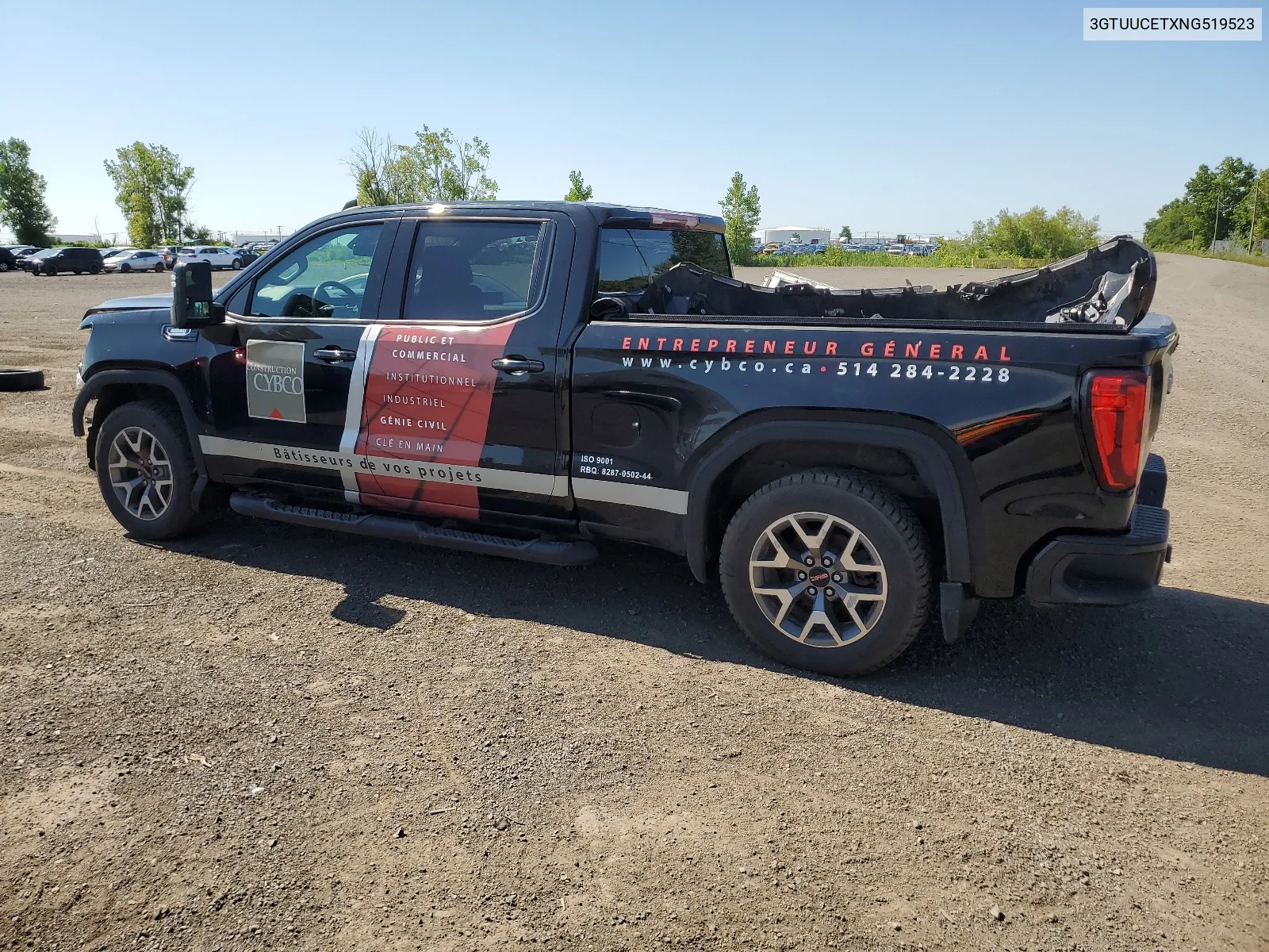 2022 GMC Sierra K1500 Elevation VIN: 3GTUUCETXNG519523 Lot: 66302404