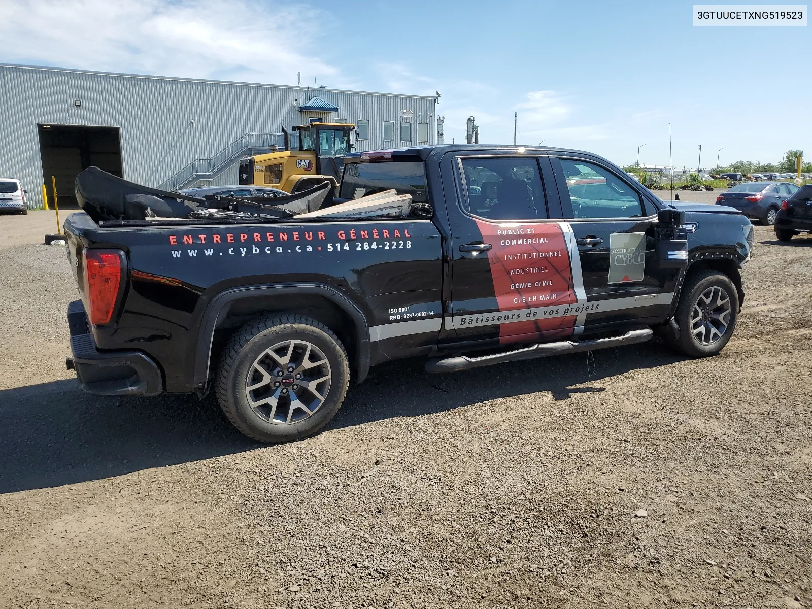 2022 GMC Sierra K1500 Elevation VIN: 3GTUUCETXNG519523 Lot: 66302404