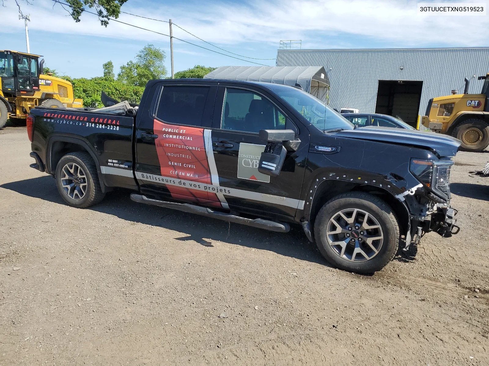 2022 GMC Sierra K1500 Elevation VIN: 3GTUUCETXNG519523 Lot: 66302404