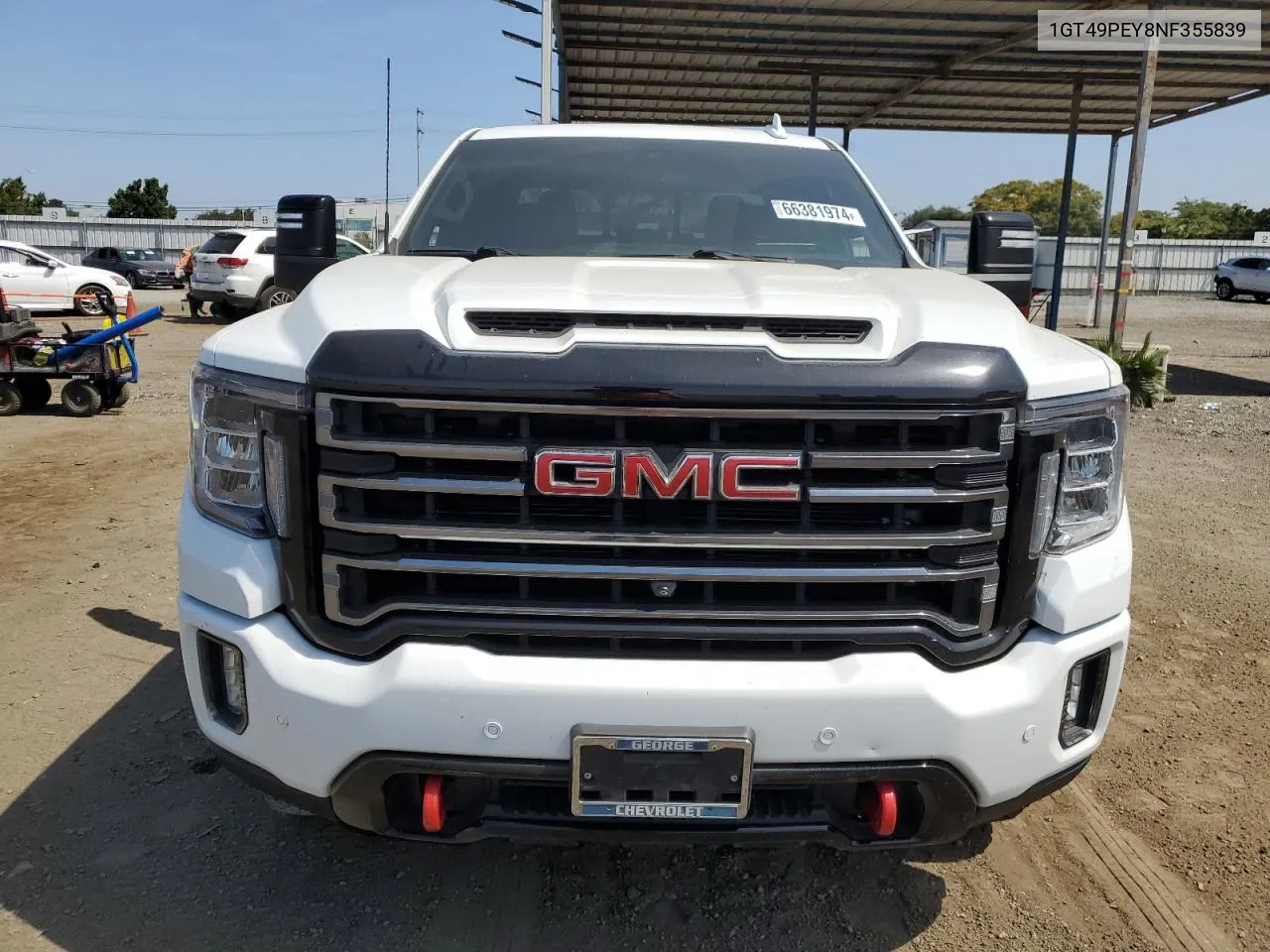 2022 GMC Sierra K2500 At4 VIN: 1GT49PEY8NF355839 Lot: 66381974