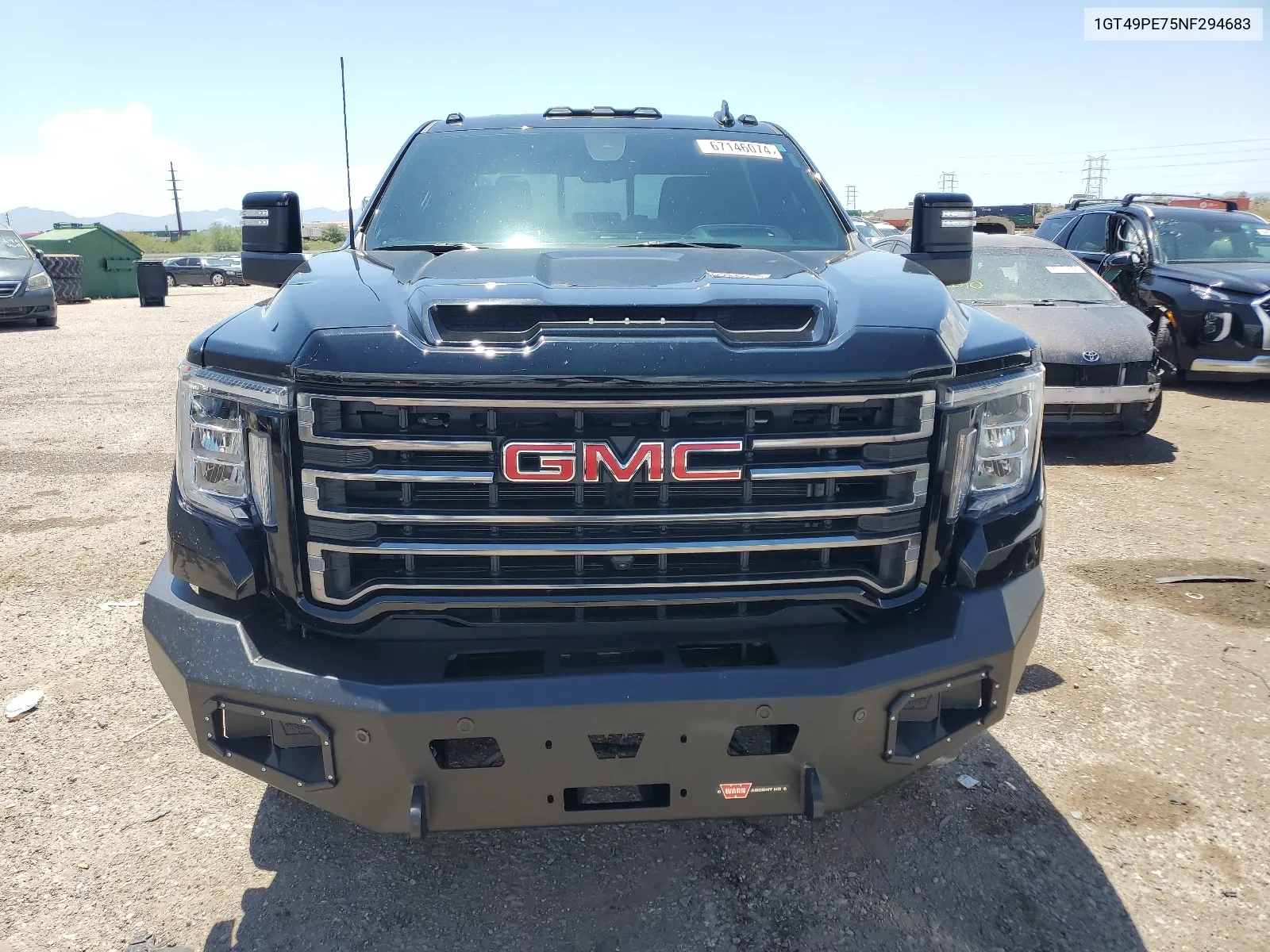 2022 GMC Sierra K2500 At4 VIN: 1GT49PE75NF294683 Lot: 67146074