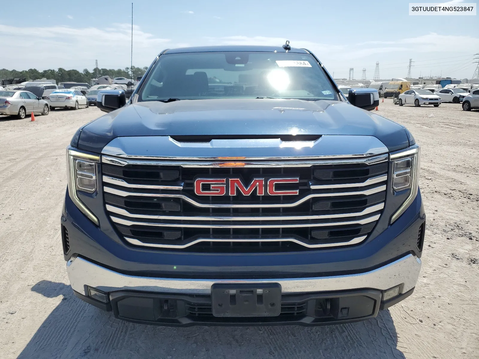 2022 GMC Sierra K1500 Slt VIN: 3GTUUDET4NG523847 Lot: 68015664