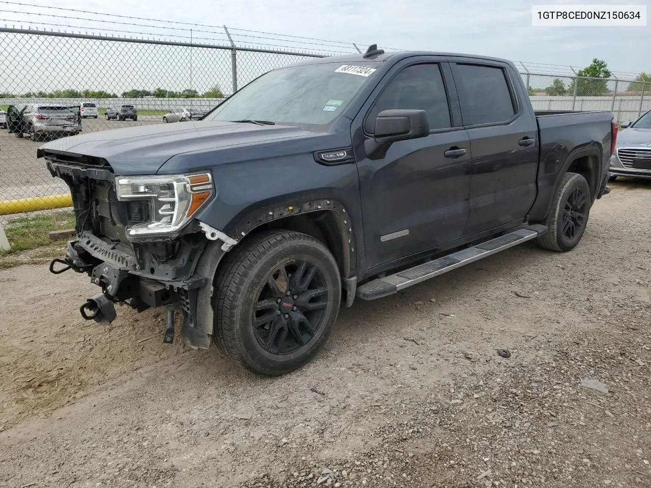 2022 GMC Sierra Limited C1500 Elevation VIN: 1GTP8CED0NZ150634 Lot: 68117324