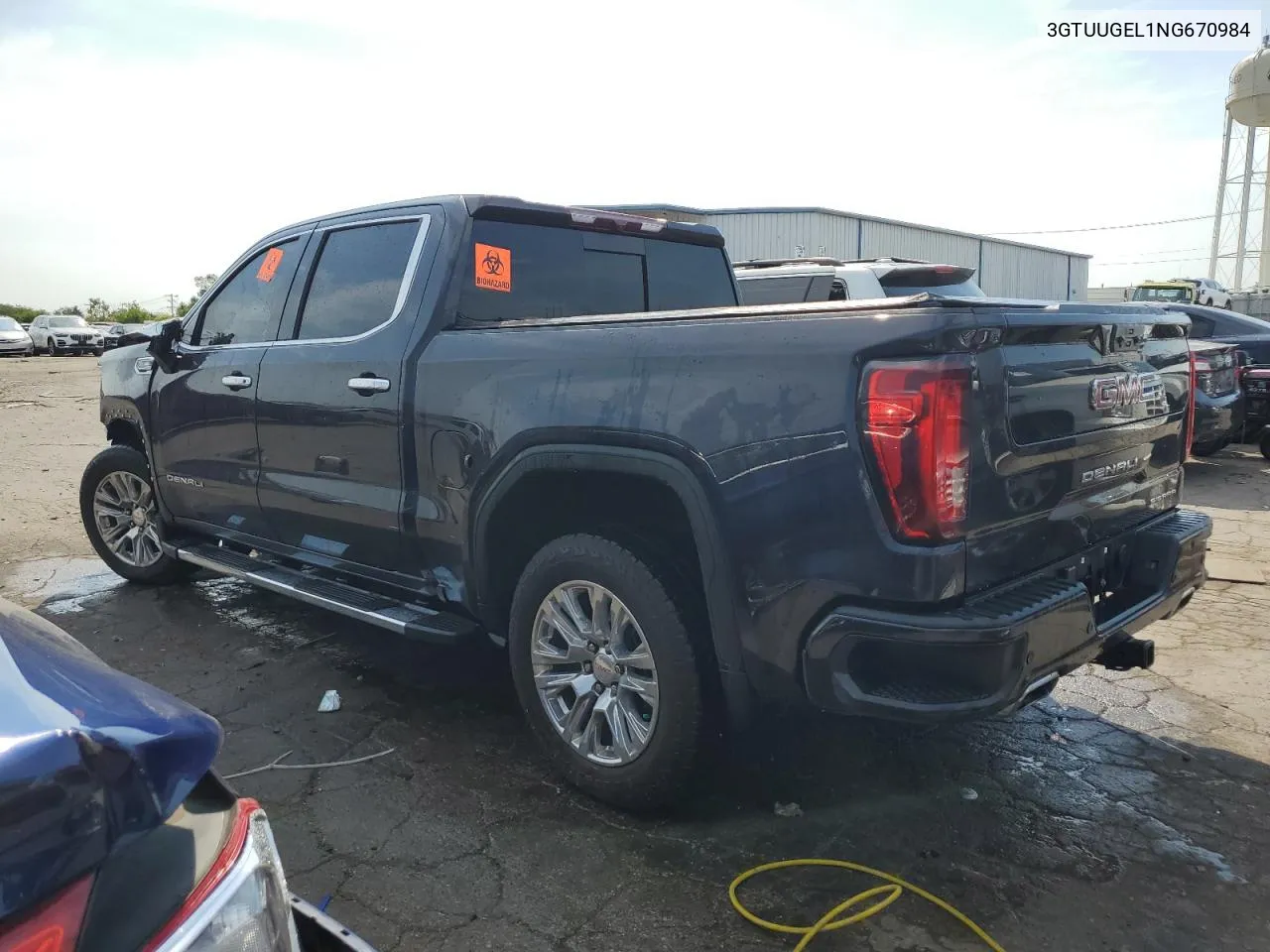 2022 GMC Sierra K1500 Denali VIN: 3GTUUGEL1NG670984 Lot: 68649854