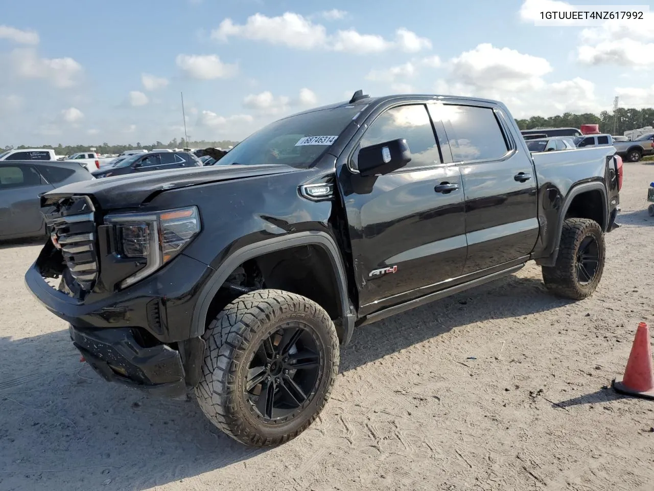 2022 GMC Sierra K1500 At4 VIN: 1GTUUEET4NZ617992 Lot: 68746314