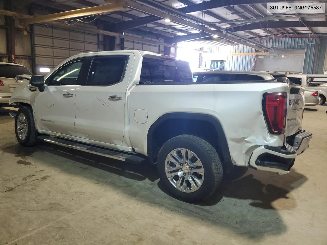 2022 GMC Sierra Limited K1500 Denali VIN: 3GTU9FET9NG175587 Lot: 68883134