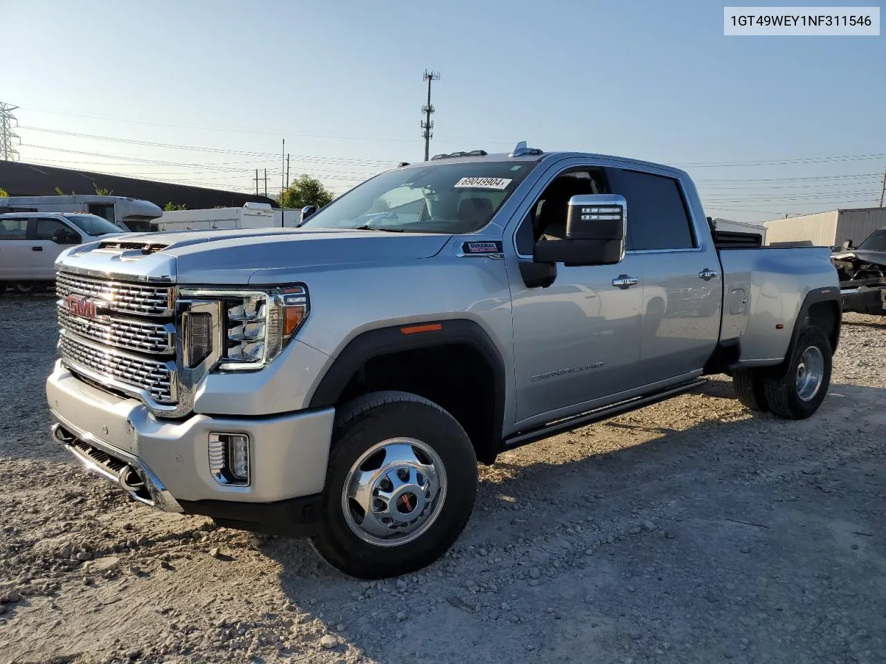 1GT49WEY1NF311546 2022 GMC Sierra K3500 Denali