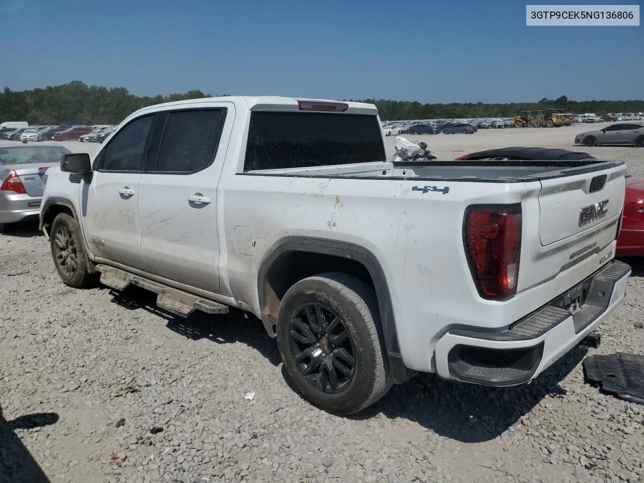 2022 GMC Sierra Limited K1500 Elevation VIN: 3GTP9CEK5NG136806 Lot: 69229524