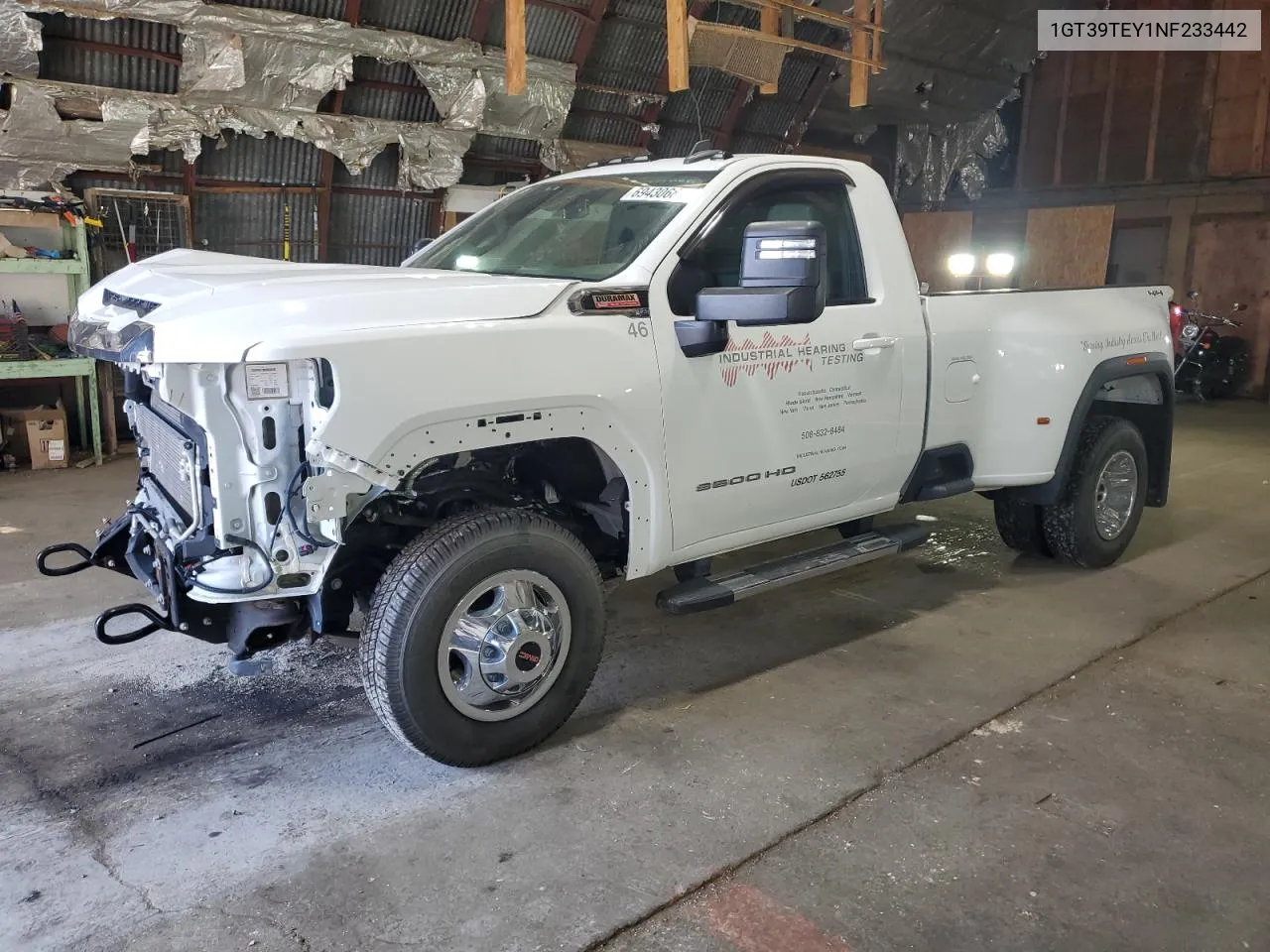 2022 GMC Sierra K3500 Sle VIN: 1GT39TEY1NF233442 Lot: 69430684