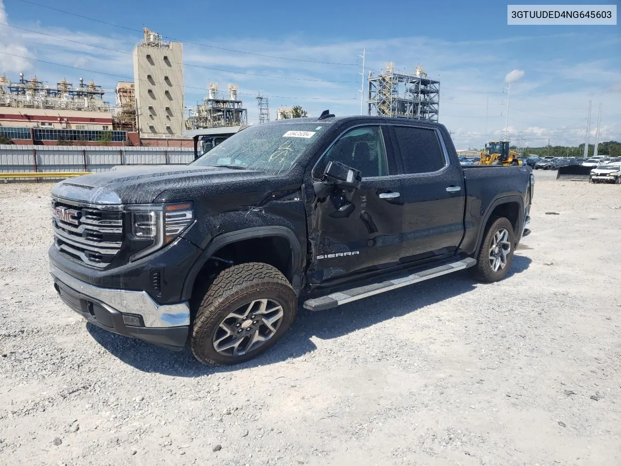 2022 GMC Sierra K1500 Slt VIN: 3GTUUDED4NG645603 Lot: 69435204