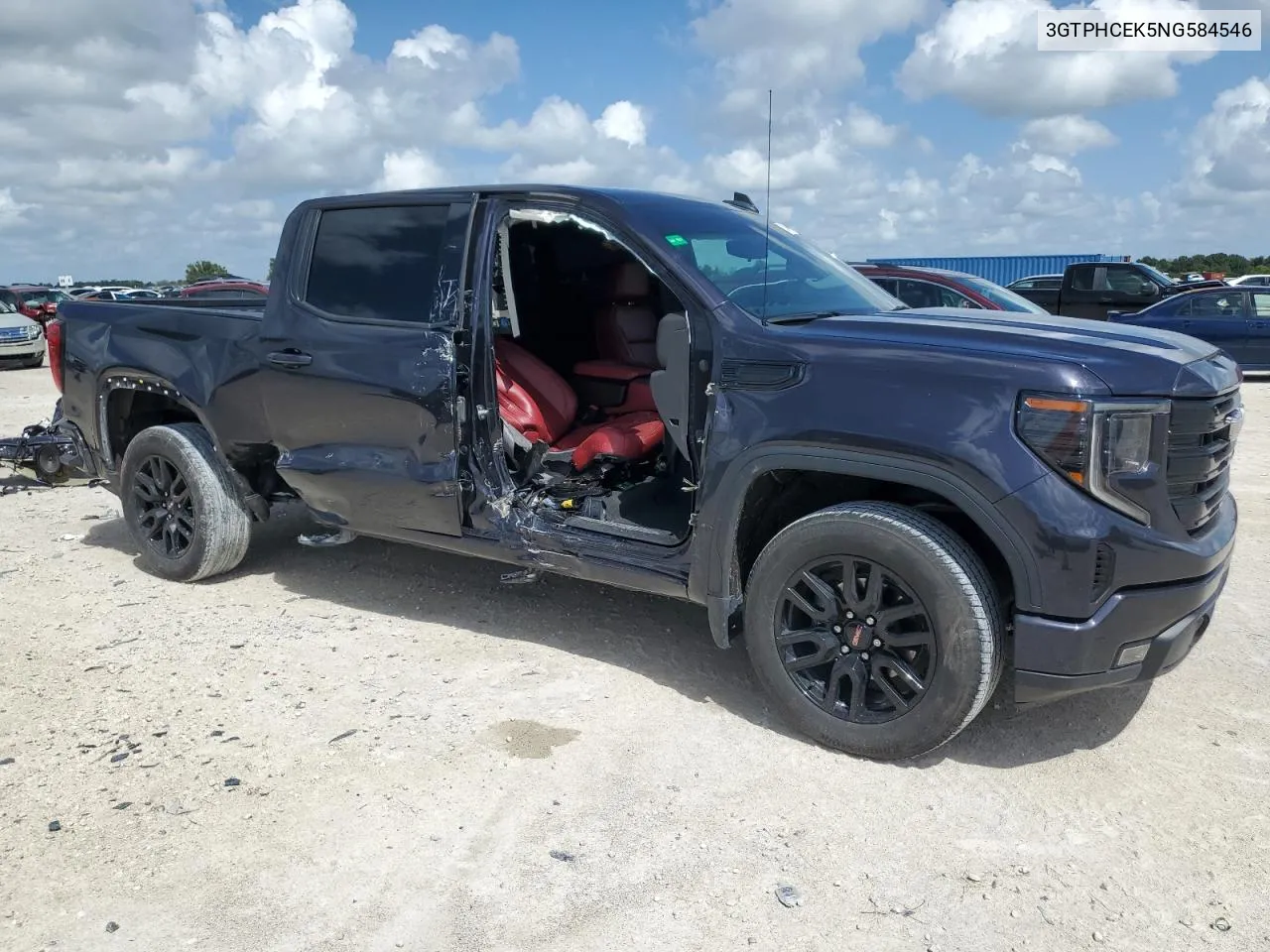 2022 GMC Sierra C1500 Elevation VIN: 3GTPHCEK5NG584546 Lot: 70234964