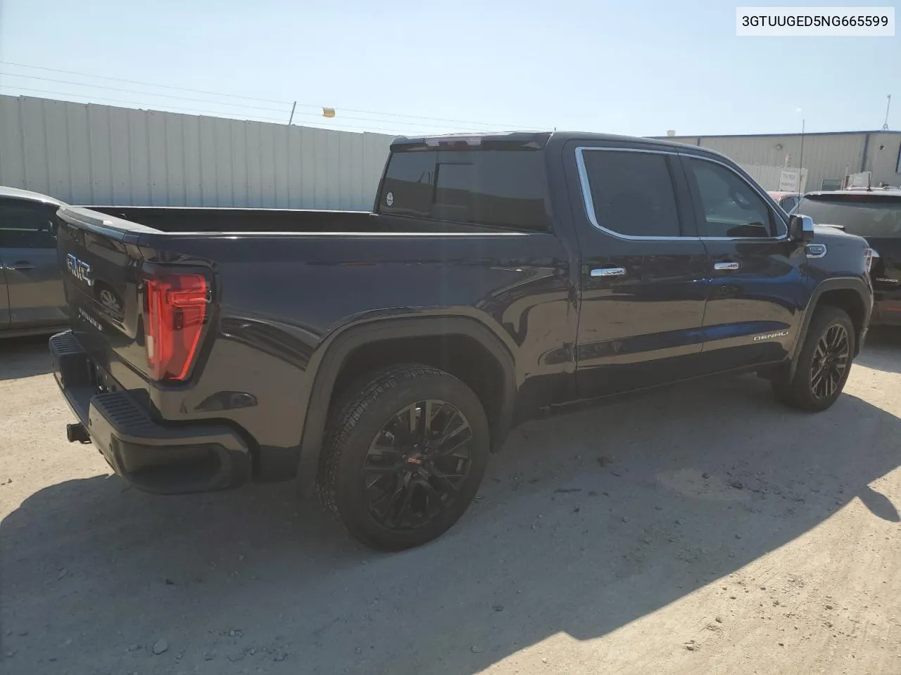 2022 GMC Sierra K1500 Denali VIN: 3GTUUGED5NG665599 Lot: 70322384