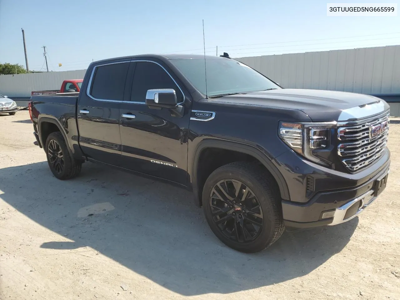 2022 GMC Sierra K1500 Denali VIN: 3GTUUGED5NG665599 Lot: 70322384