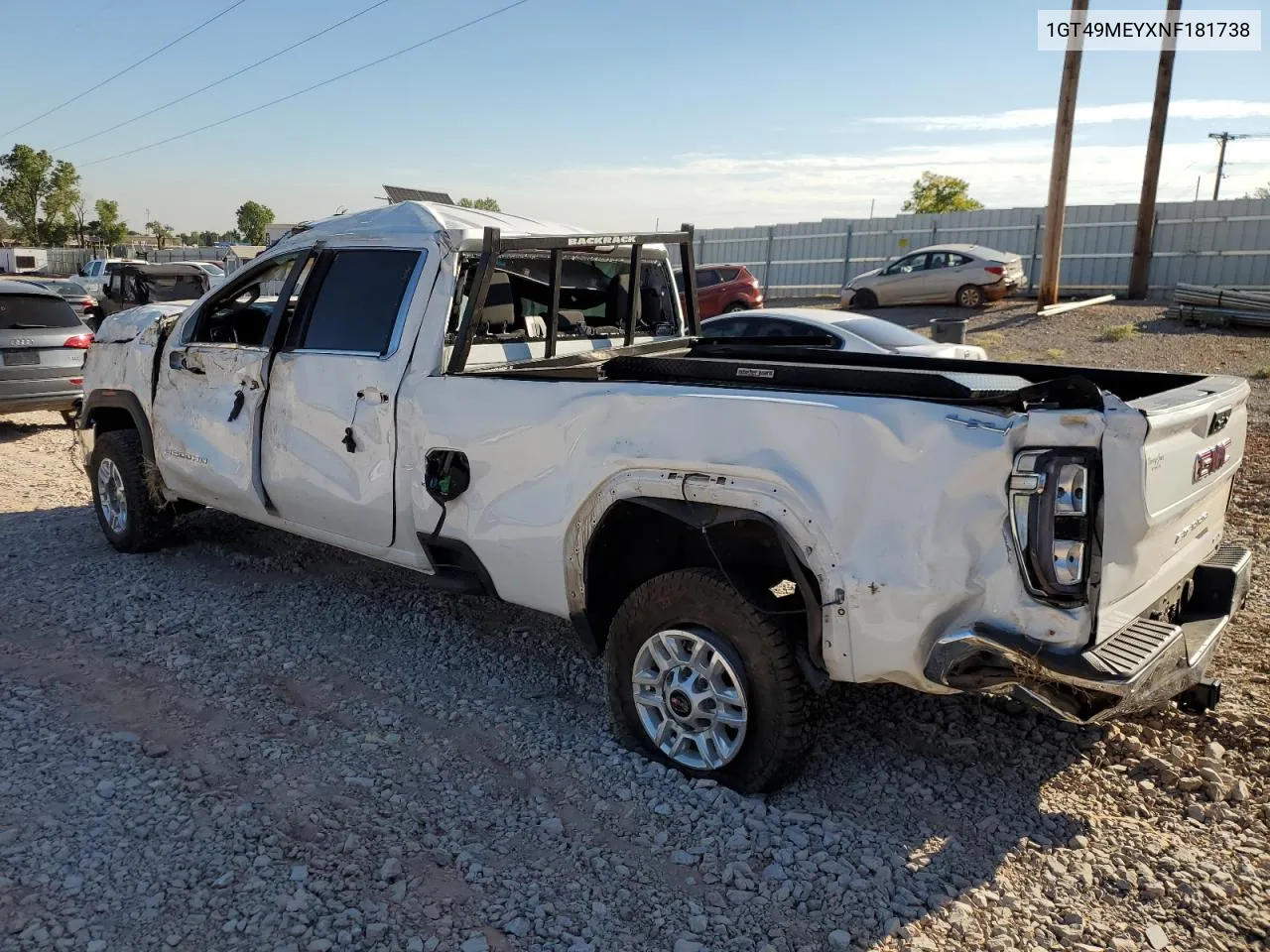 1GT49MEYXNF181738 2022 GMC Sierra K2500 Sle