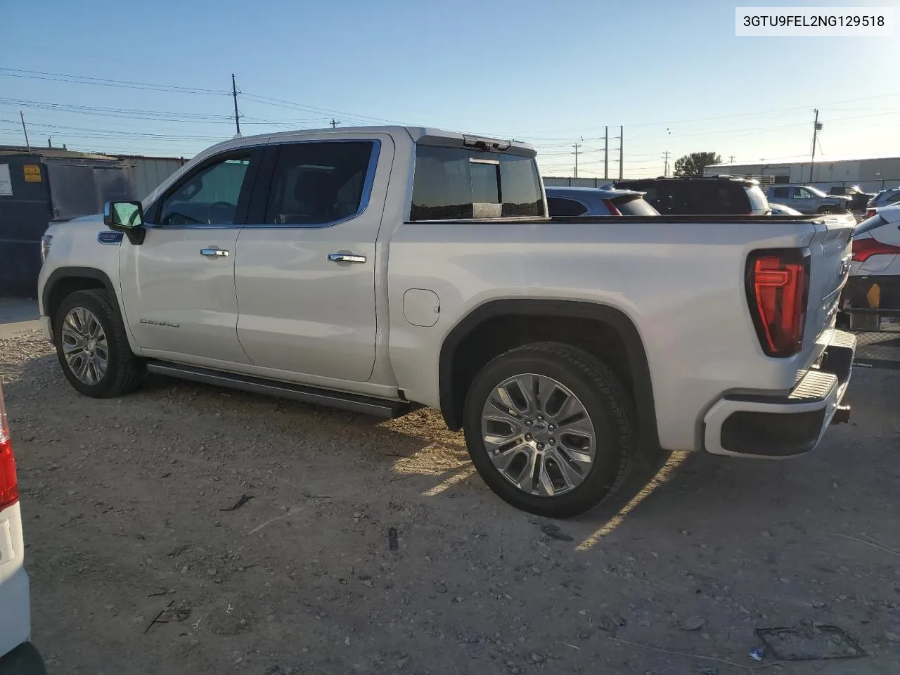 2022 GMC Sierra Limited K1500 Denali VIN: 3GTU9FEL2NG129518 Lot: 70641984