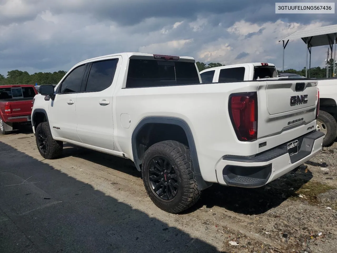 2022 GMC Sierra K1500 At4X VIN: 3GTUUFEL0NG567436 Lot: 71841844