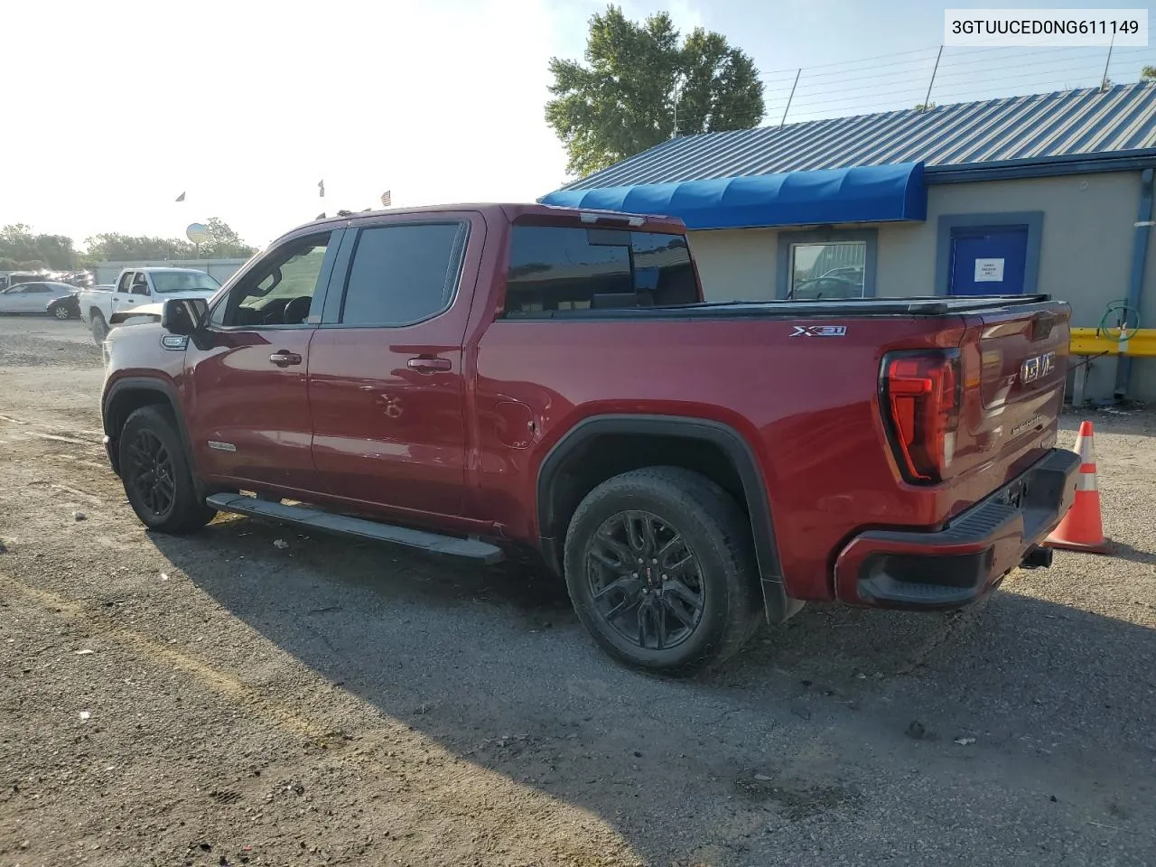 2022 GMC Sierra K1500 Elevation VIN: 3GTUUCED0NG611149 Lot: 71918814