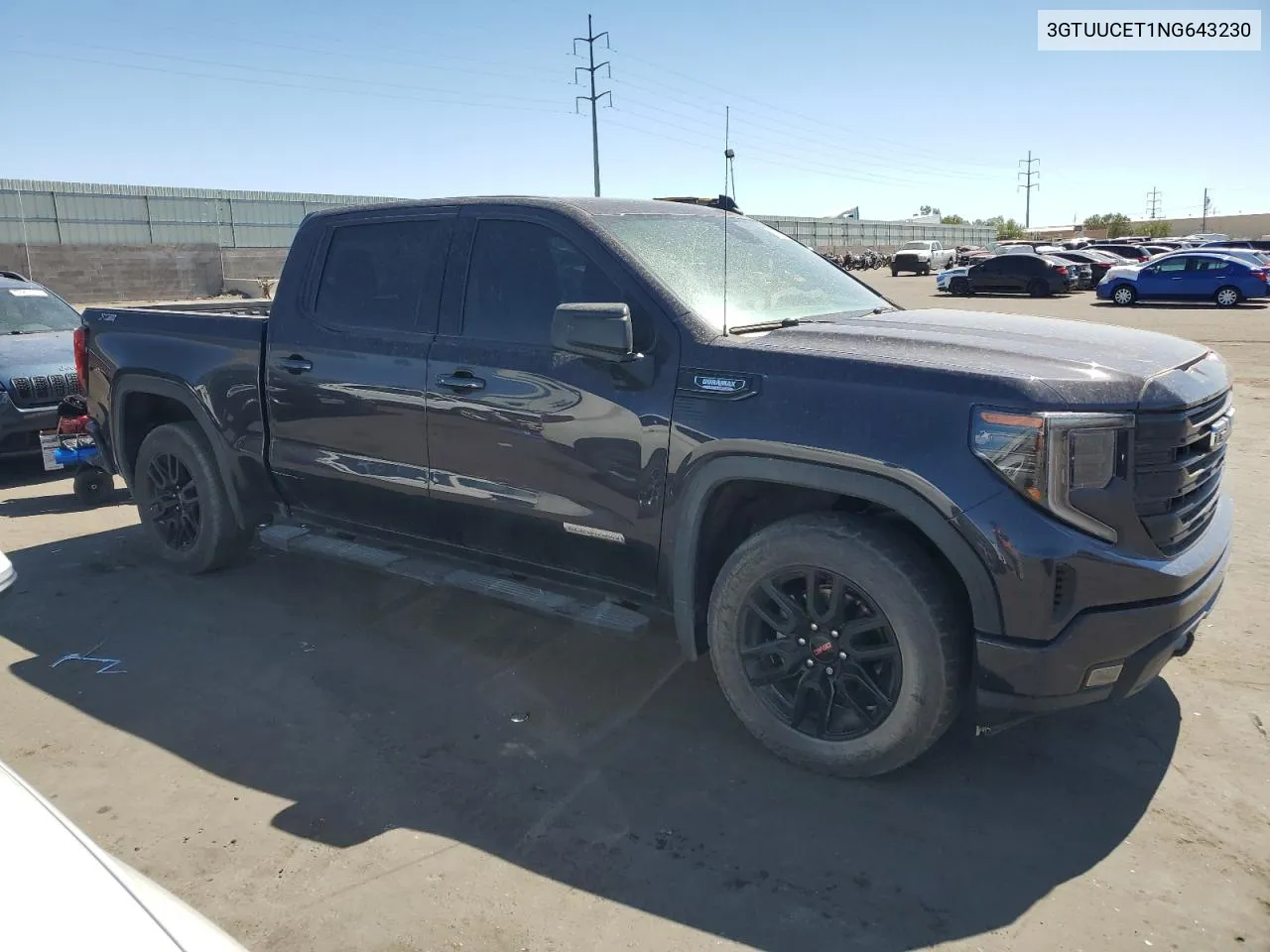 3GTUUCET1NG643230 2022 GMC Sierra K1500 Elevation