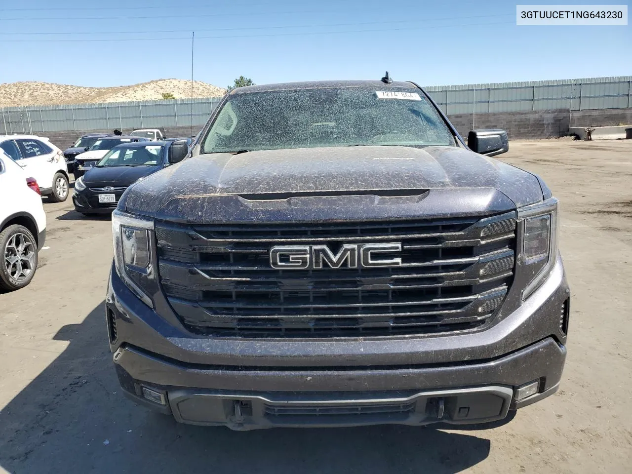 2022 GMC Sierra K1500 Elevation VIN: 3GTUUCET1NG643230 Lot: 72741864