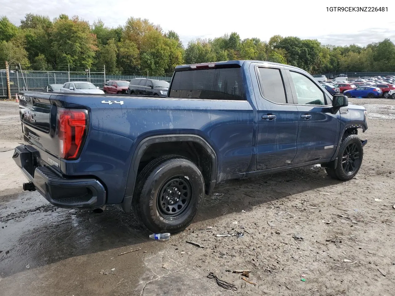 2022 GMC Sierra Limited K1500 Elevation VIN: 1GTR9CEK3NZ226481 Lot: 72811404