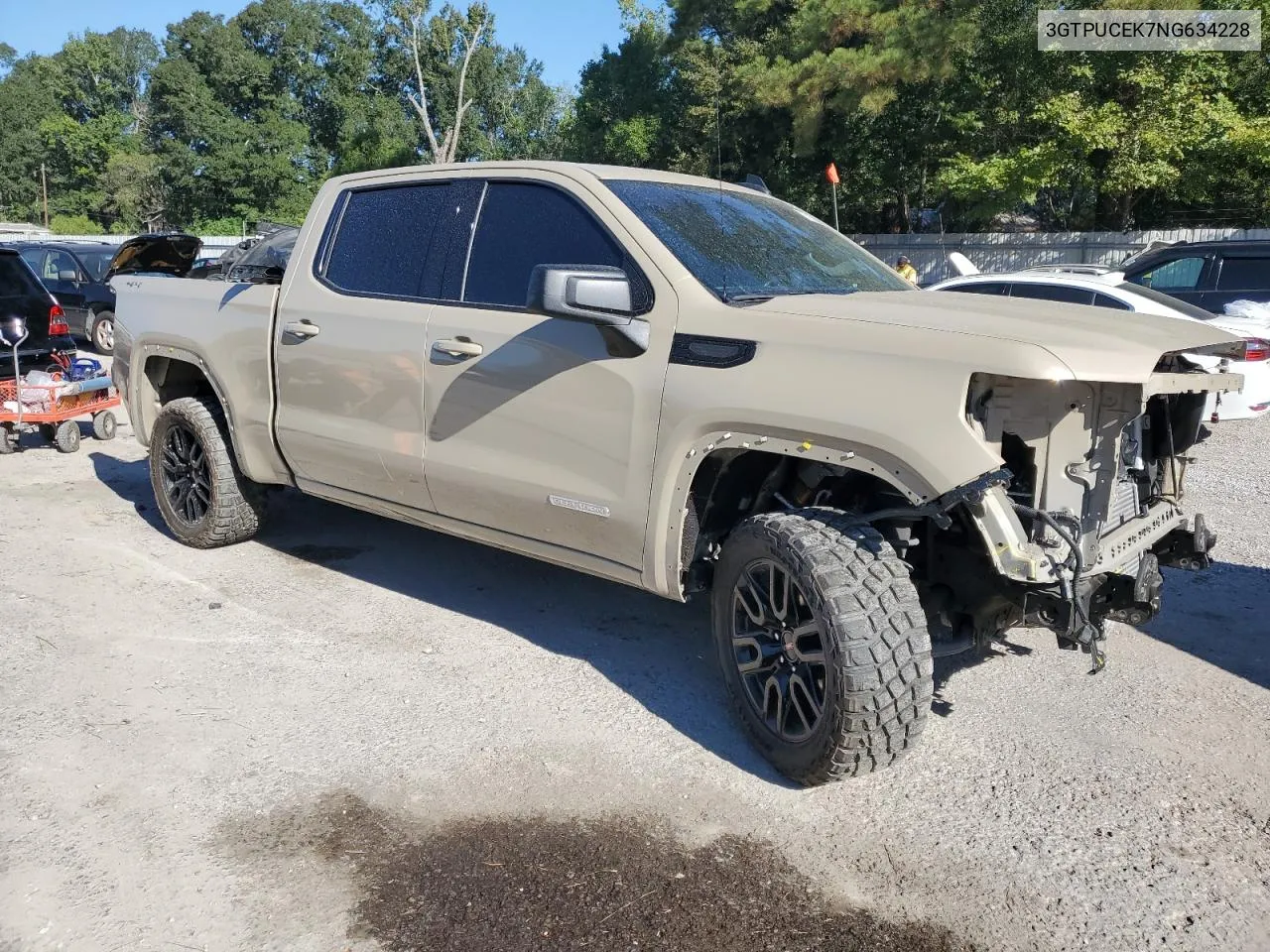 2022 GMC Sierra K1500 Elevation VIN: 3GTPUCEK7NG634228 Lot: 73139794