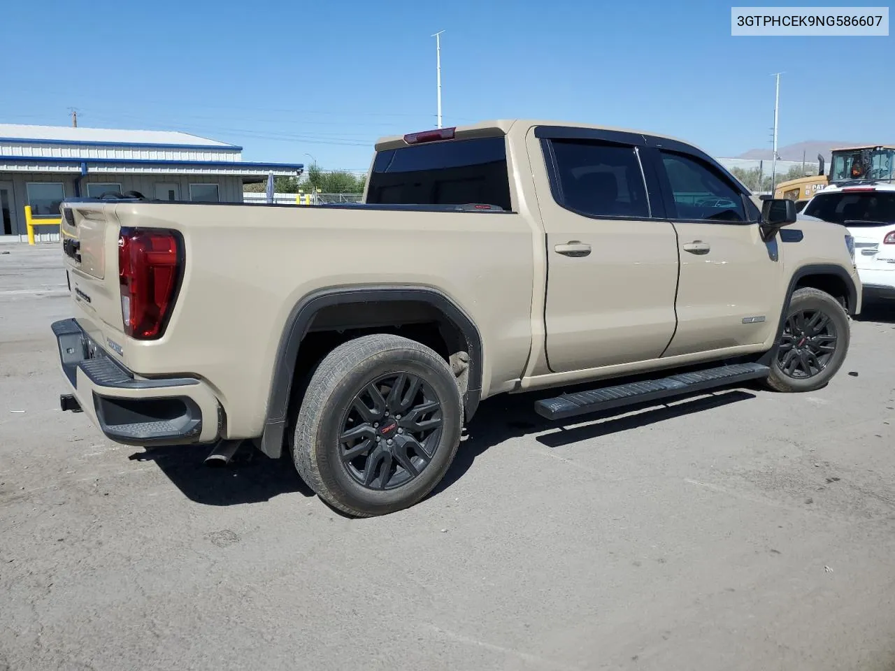 2022 GMC Sierra C1500 Elevation VIN: 3GTPHCEK9NG586607 Lot: 73157224