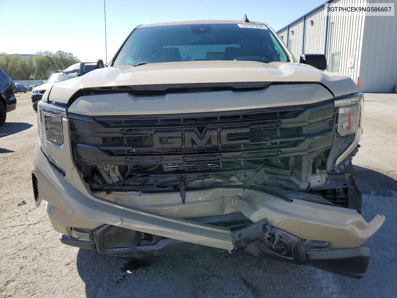 2022 GMC Sierra C1500 Elevation VIN: 3GTPHCEK9NG586607 Lot: 73157224