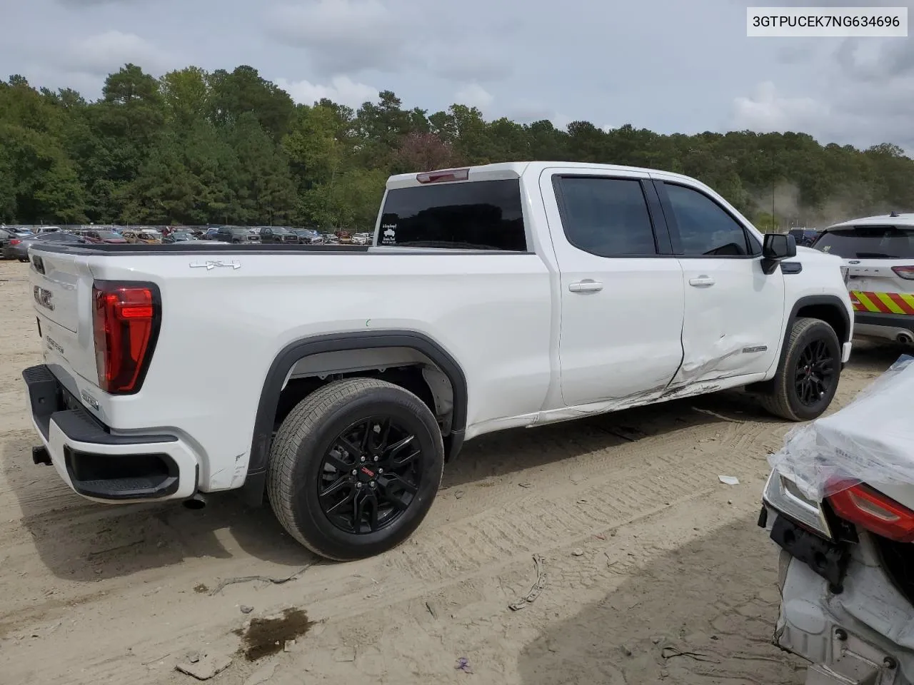 3GTPUCEK7NG634696 2022 GMC Sierra K1500 Elevation