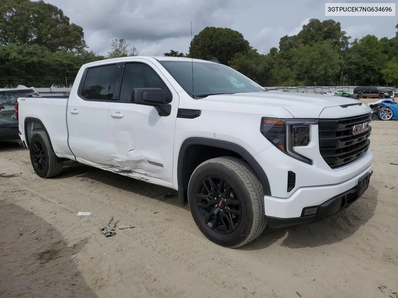 3GTPUCEK7NG634696 2022 GMC Sierra K1500 Elevation