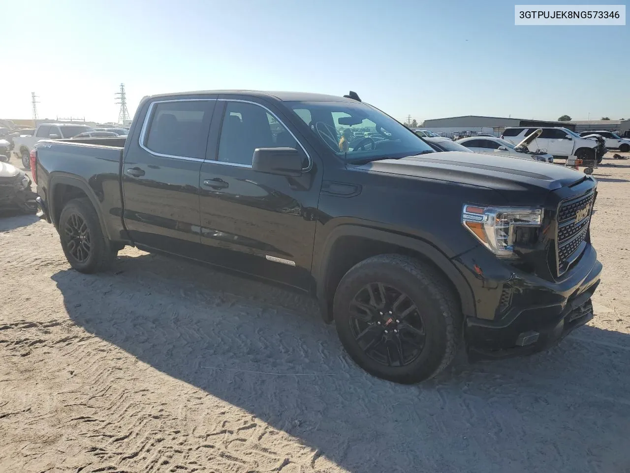 2022 GMC Sierra K1500 Elevation-L VIN: 3GTPUJEK8NG573346 Lot: 73247154