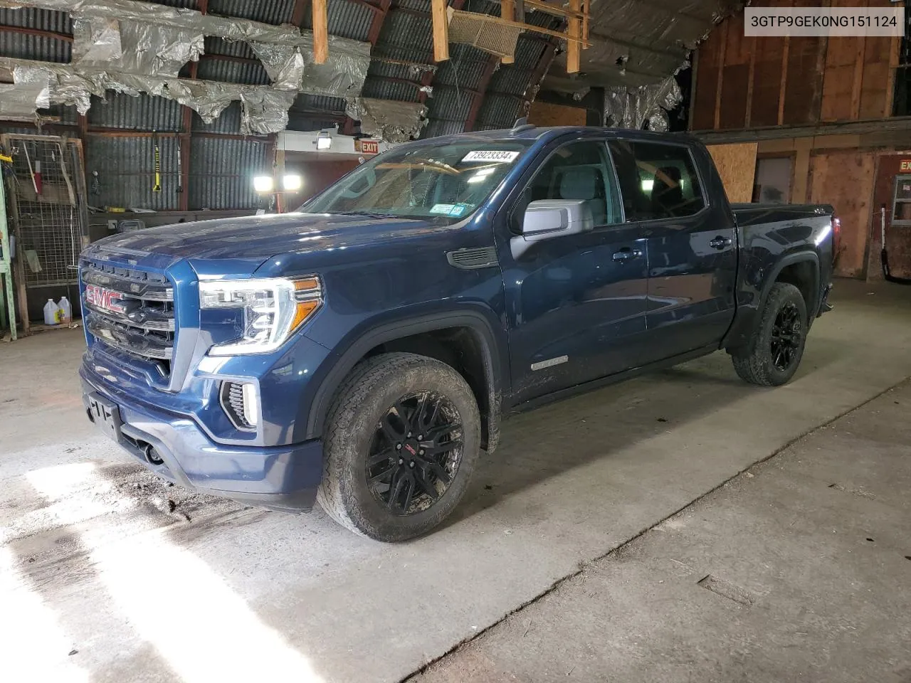 3GTP9GEK0NG151124 2022 GMC Sierra Limited K1500 Elevation-L