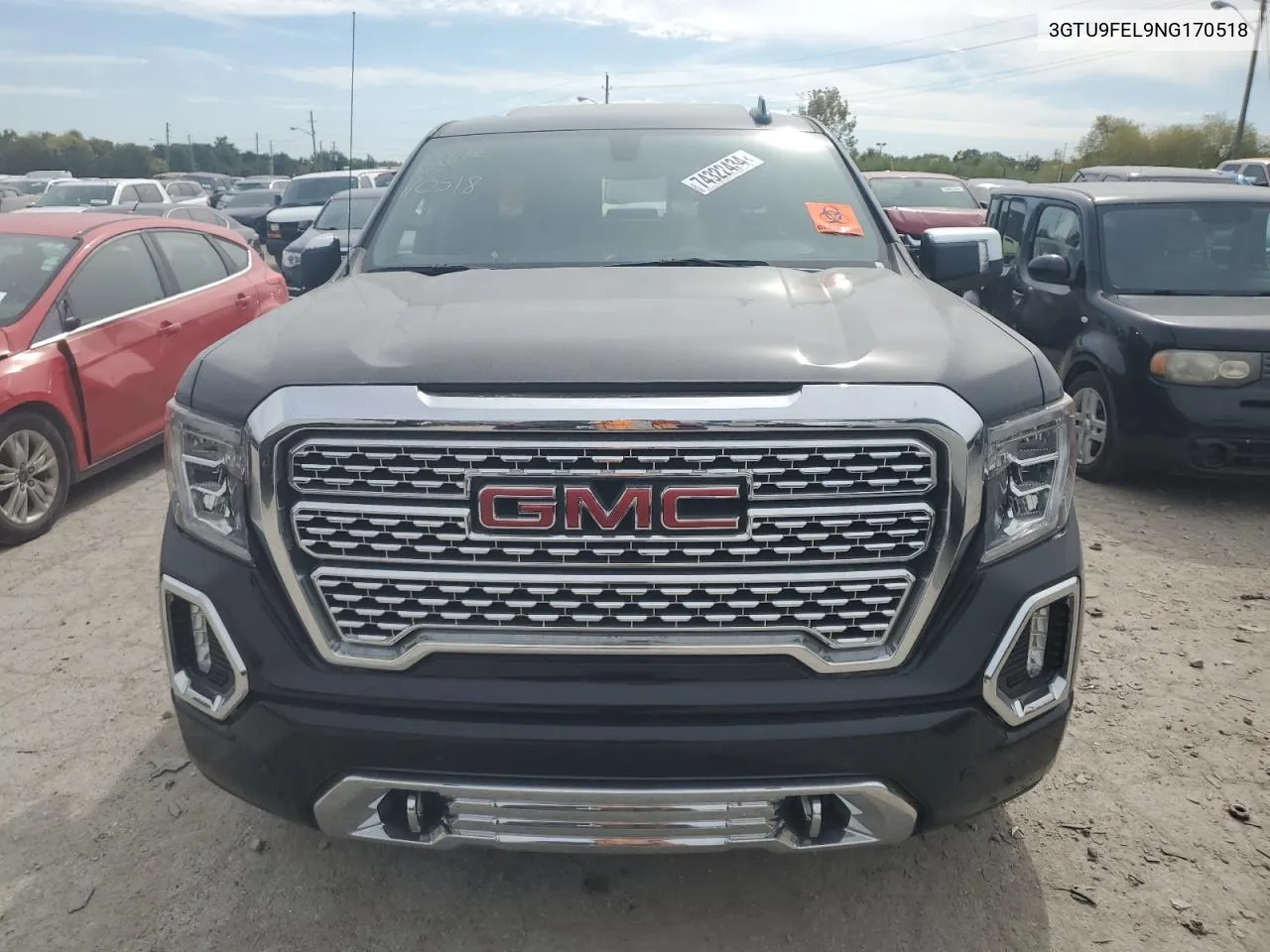 2022 GMC Sierra Limited K1500 Denali VIN: 3GTU9FEL9NG170518 Lot: 74322434