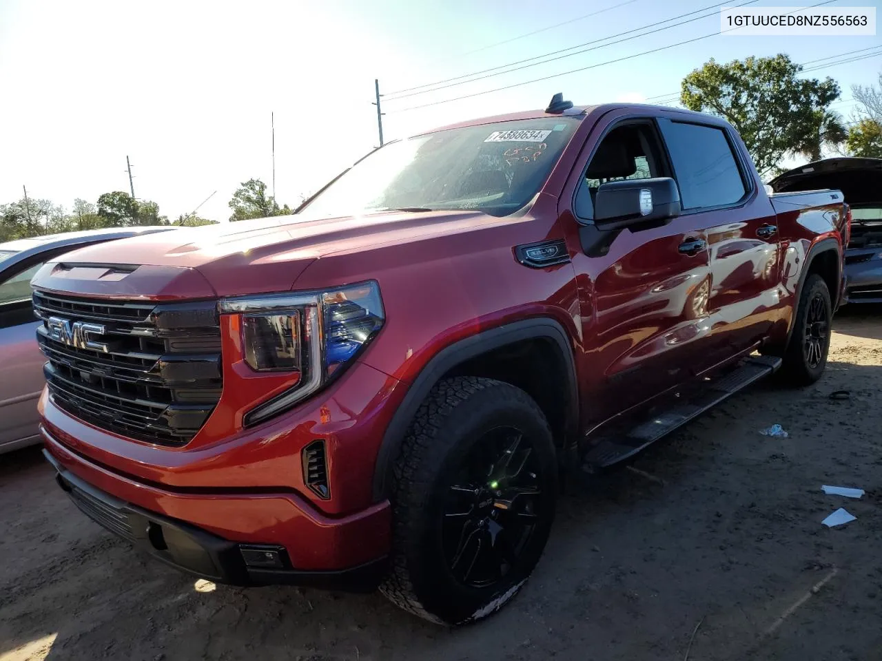 2022 GMC Sierra K1500 Elevation VIN: 1GTUUCED8NZ556563 Lot: 74588634