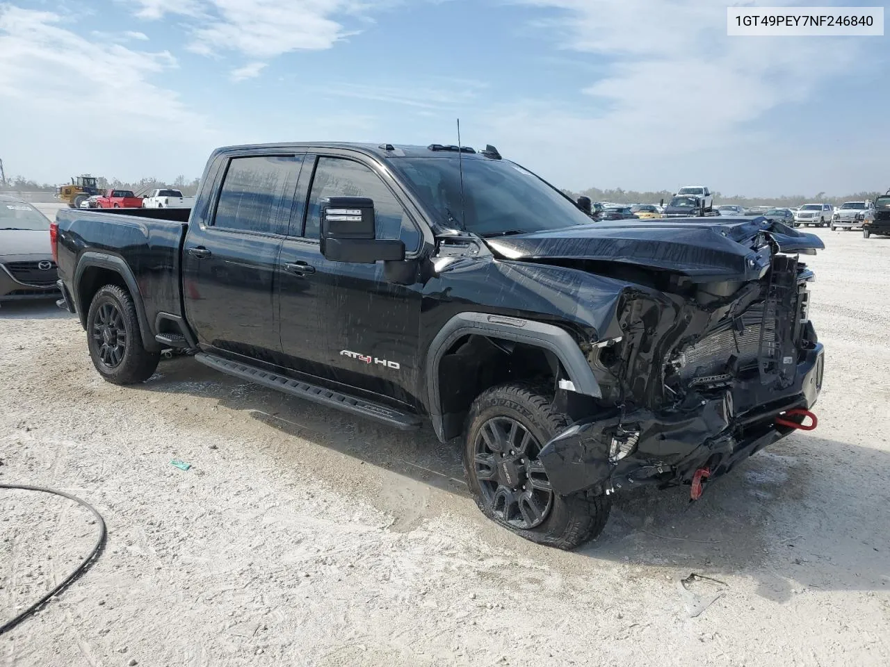 2022 GMC Sierra K2500 At4 VIN: 1GT49PEY7NF246840 Lot: 75131064