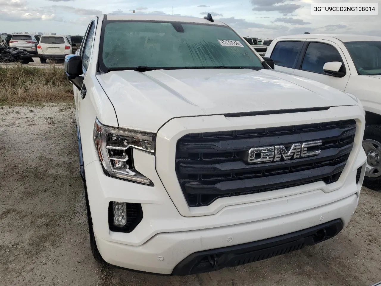 2022 GMC Sierra Limited K1500 Elevation VIN: 3GTU9CED2NG108014 Lot: 75133164