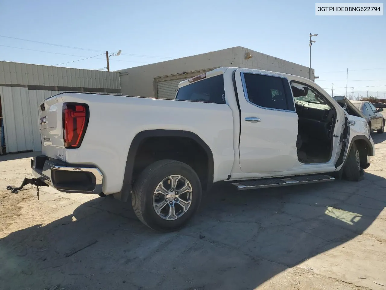 2022 GMC Sierra C1500 Slt VIN: 3GTPHDED8NG622794 Lot: 75136514