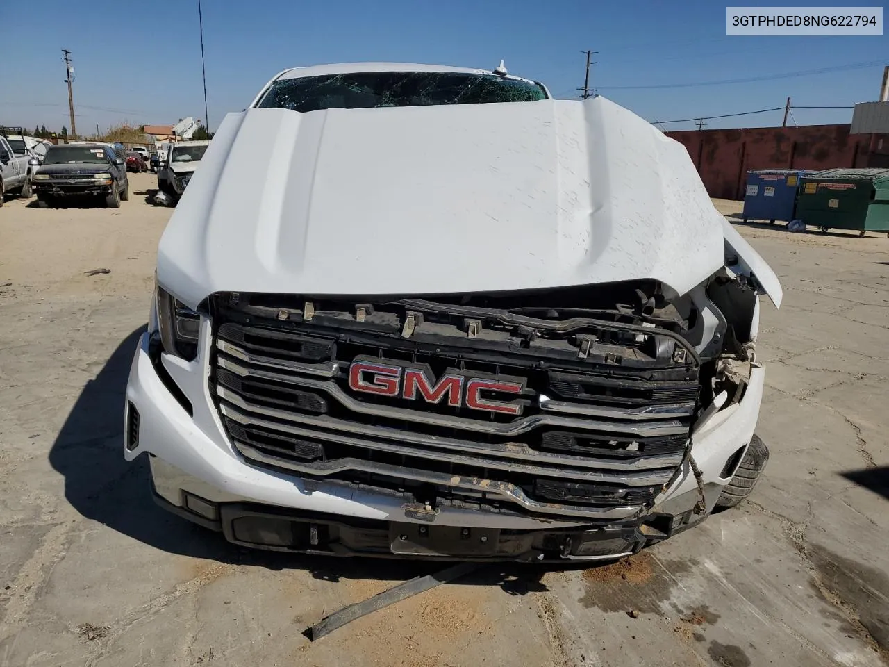 2022 GMC Sierra C1500 Slt VIN: 3GTPHDED8NG622794 Lot: 75136514