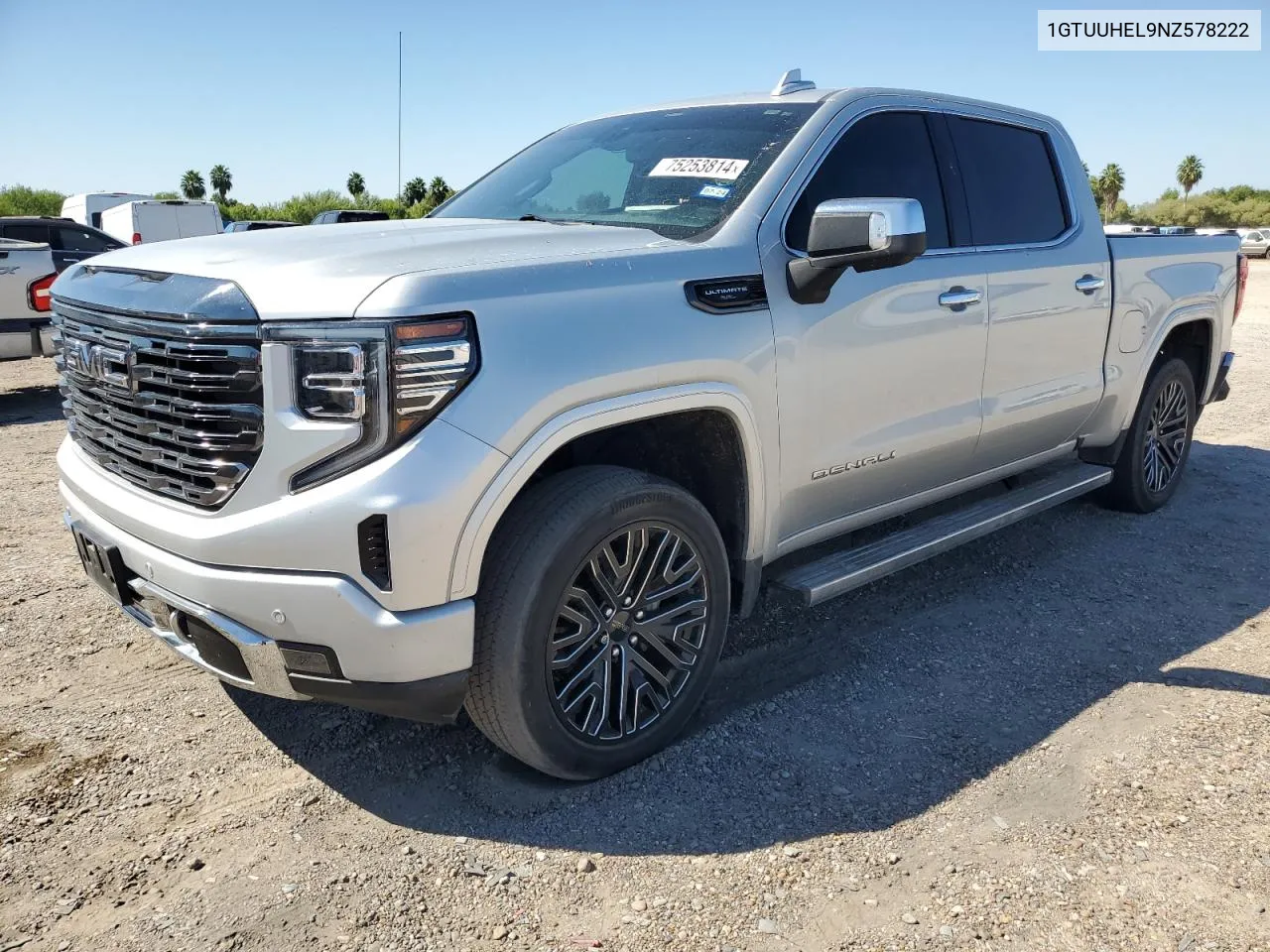 2022 GMC Sierra K1500 Denali Ultimate VIN: 1GTUUHEL9NZ578222 Lot: 75253814