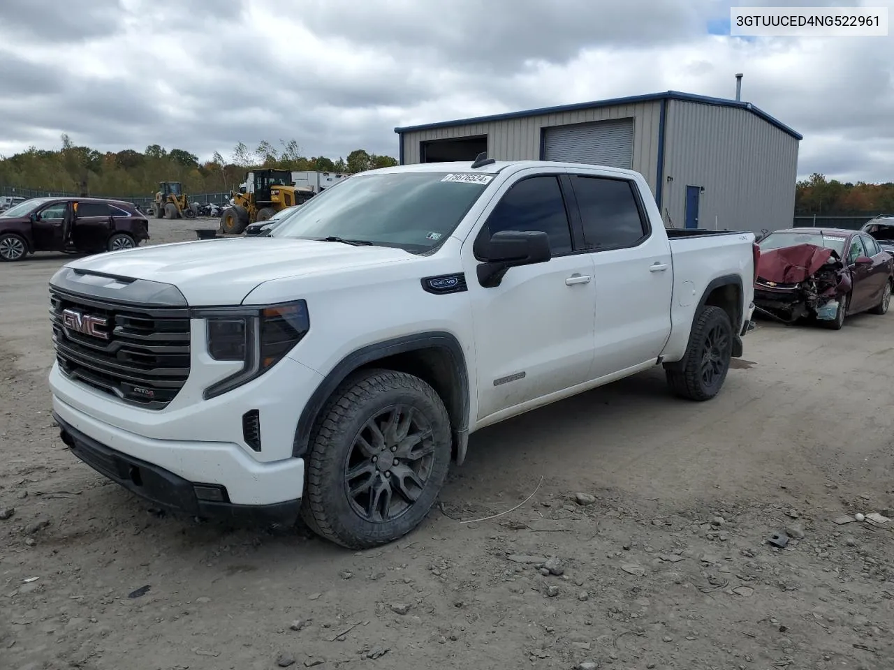 2022 GMC Sierra K1500 Elevation VIN: 3GTUUCED4NG522961 Lot: 75676524