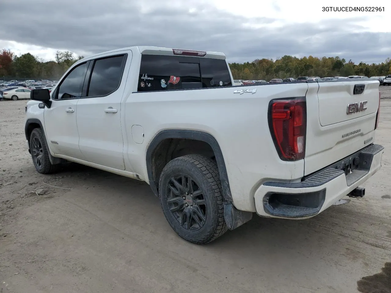 2022 GMC Sierra K1500 Elevation VIN: 3GTUUCED4NG522961 Lot: 75676524