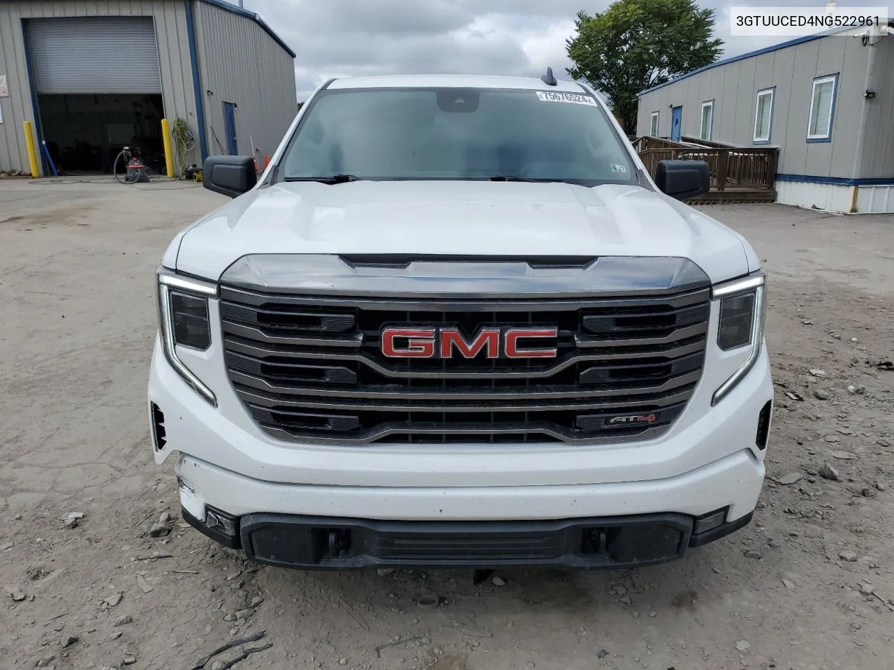 2022 GMC Sierra K1500 Elevation VIN: 3GTUUCED4NG522961 Lot: 75676524