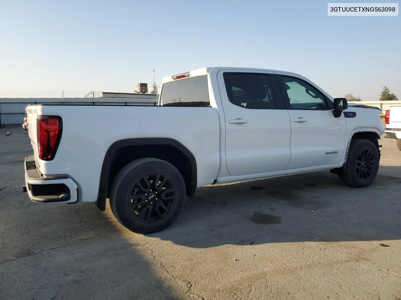 2022 GMC Sierra K1500 Elevation VIN: 3GTUUCETXNG563098 Lot: 75935784