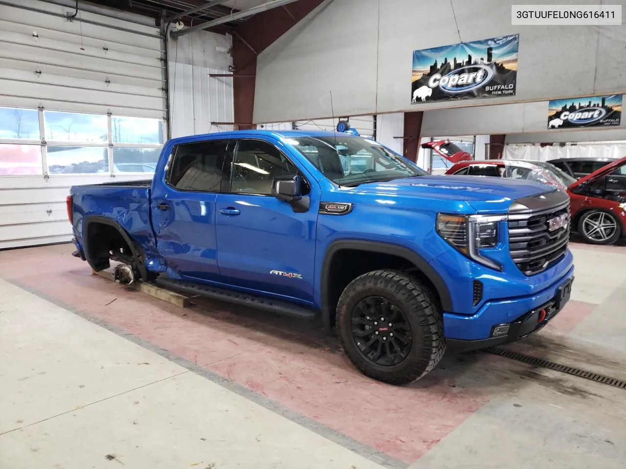 2022 GMC Sierra K1500 At4X VIN: 3GTUUFEL0NG616411 Lot: 76016994