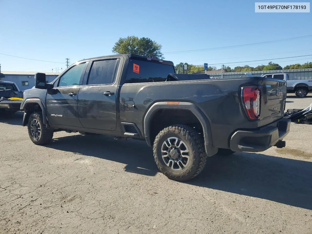 2022 GMC Sierra K2500 At4 VIN: 1GT49PE70NF178193 Lot: 76286634